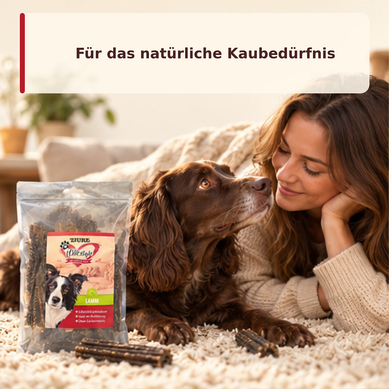 TJURE LOVESTYLE Perro - Panza de cordero 200 g.