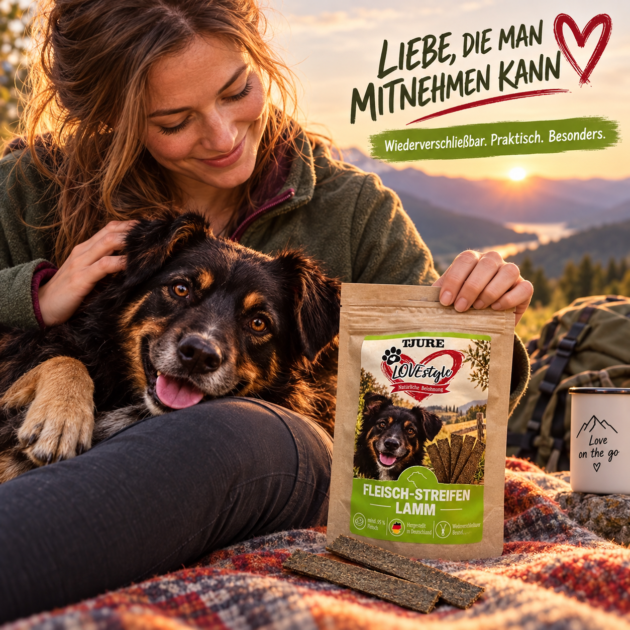 TJURE Lovestyle tiras de carne de CORDERO 65g.