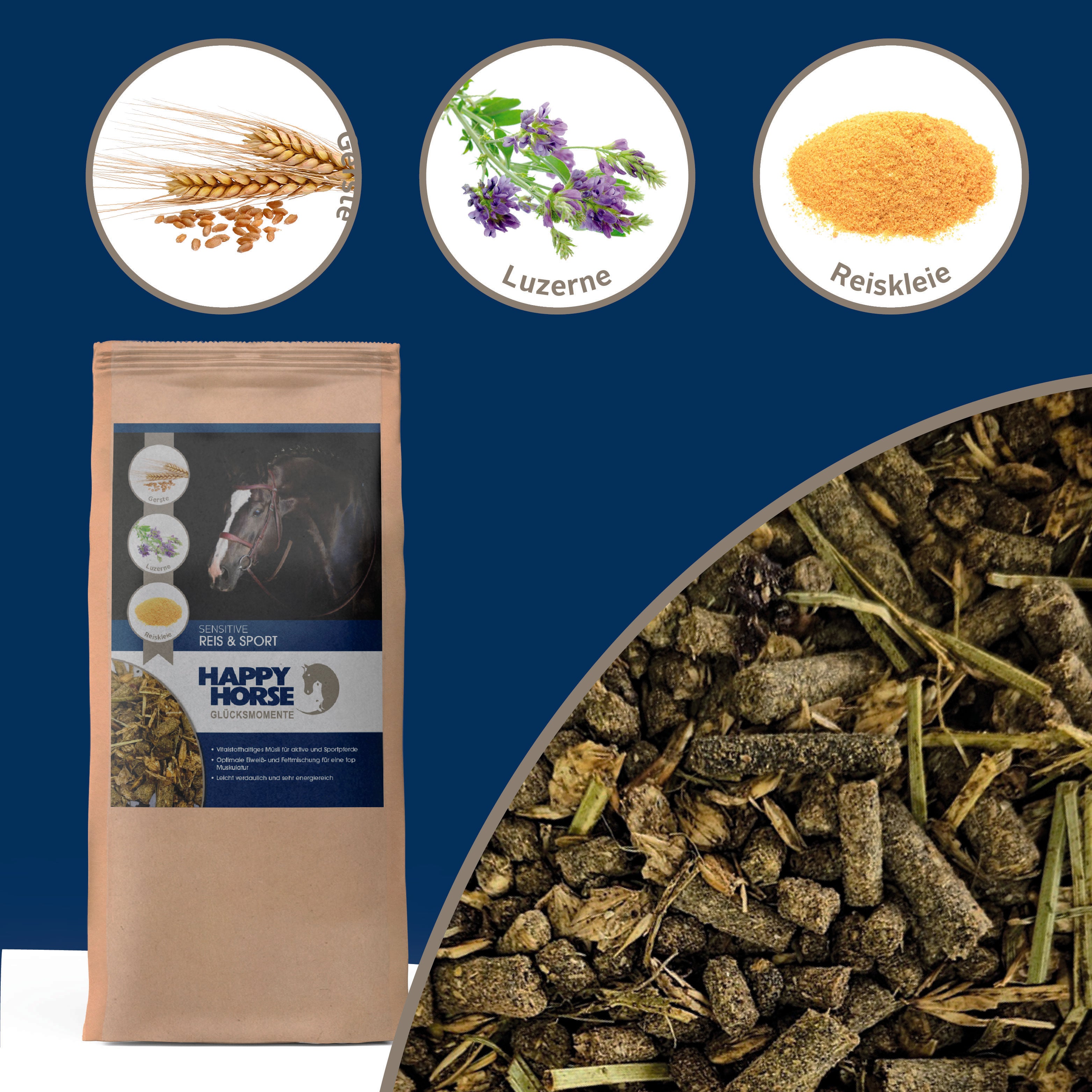 Happy Horse Sensitive - Arroz y deporte
