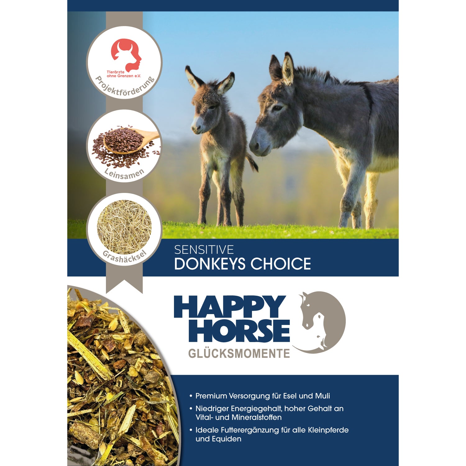 Sensitive Donkeys Choice para burros, mulas y mulares