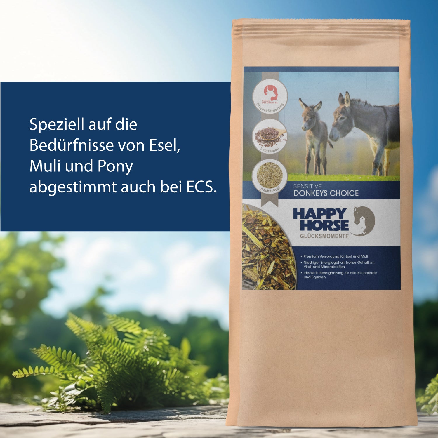 Sensitive Donkeys Choice para burros, mulas y mulares
