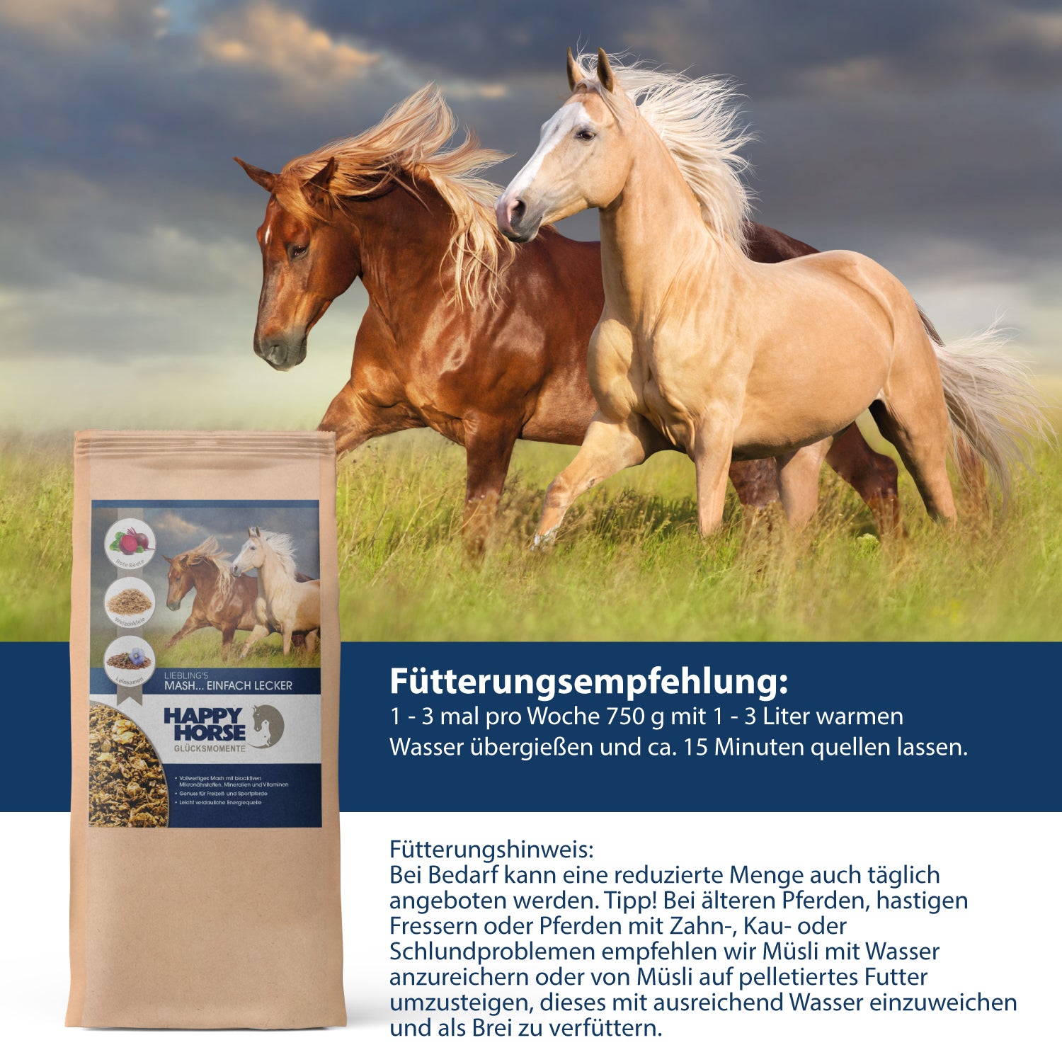 Happy Horse Mash favorito ... simplemente delicioso 14 kg
