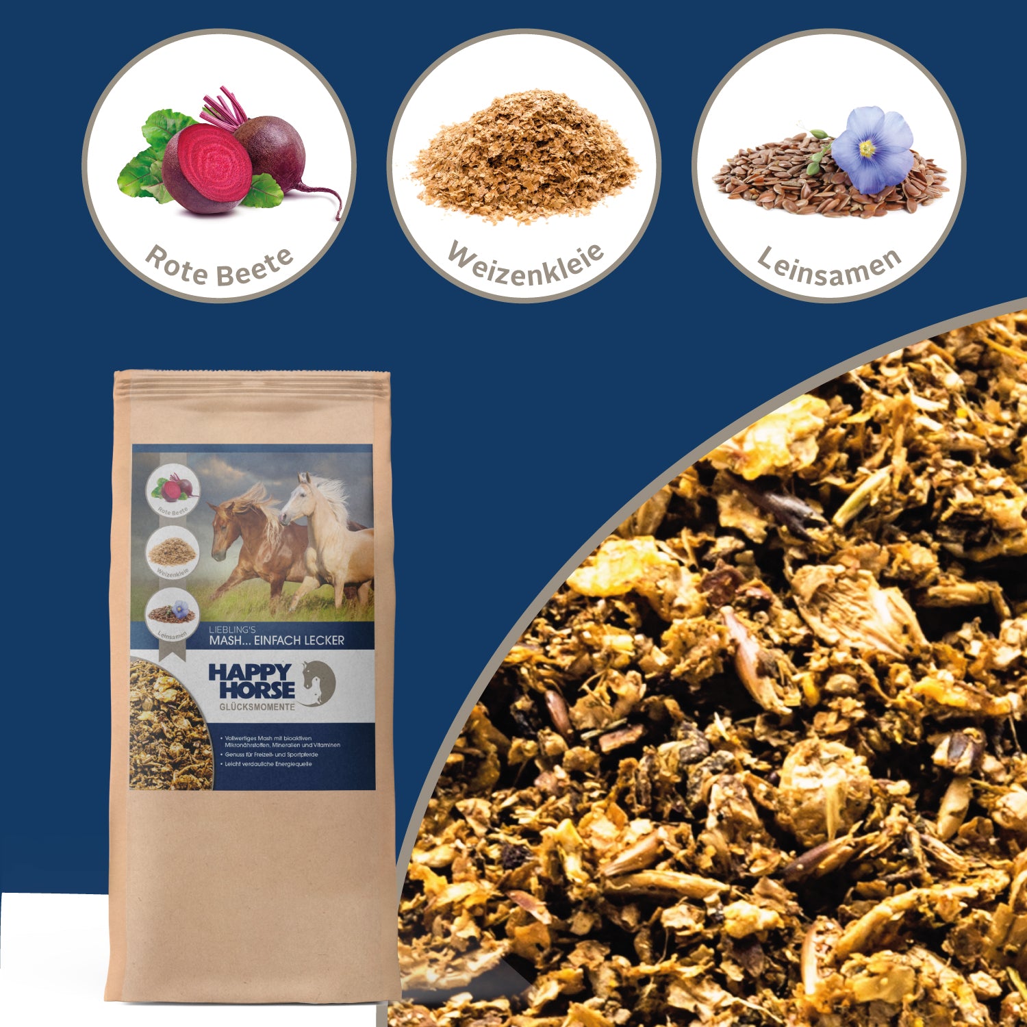 Happy Horse Mash favorito ... simplemente delicioso 14 kg