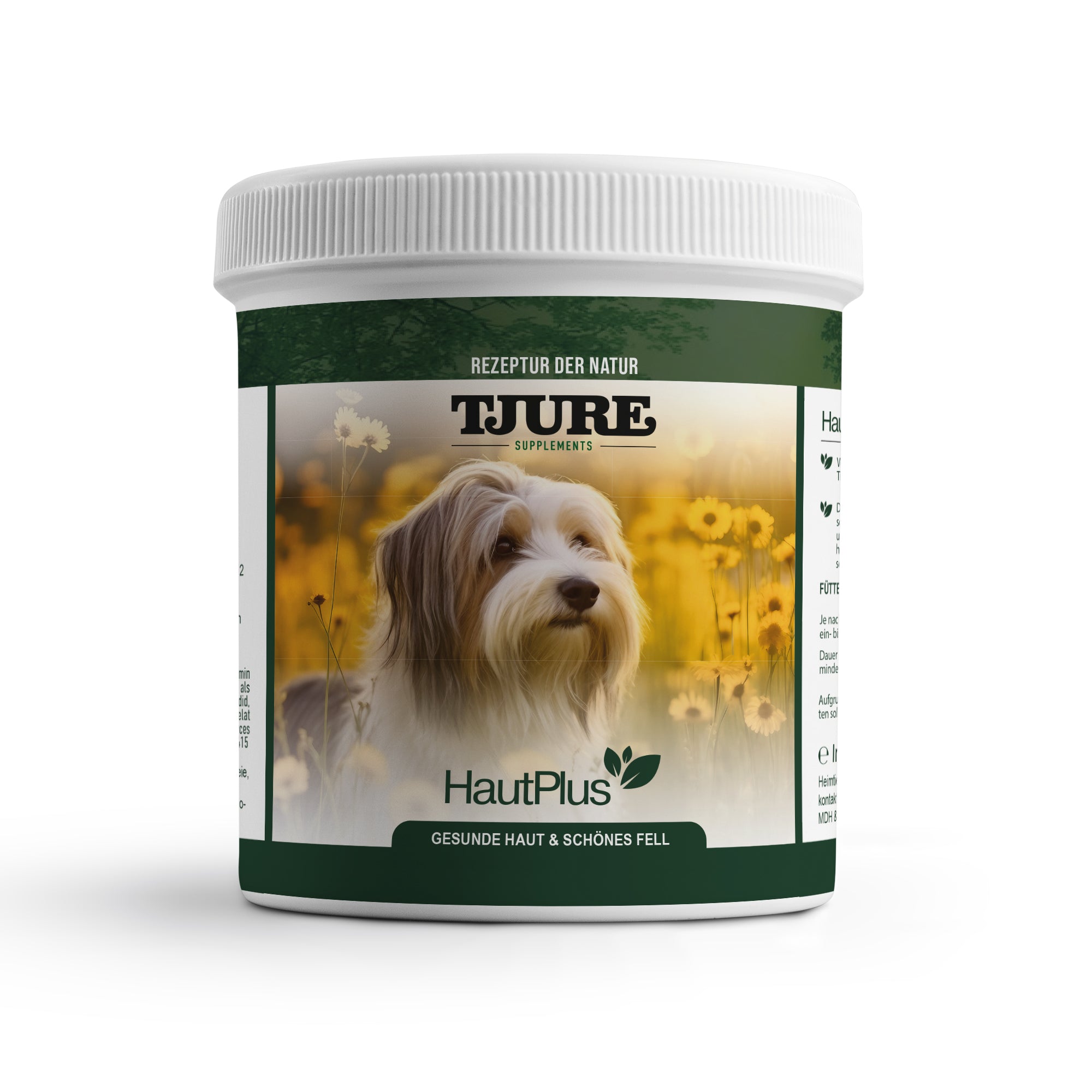 TJURE - Piel Plus 500 g | para problemas de piel y pelaje | con ácidos grasos Omega-3/Omega-6
