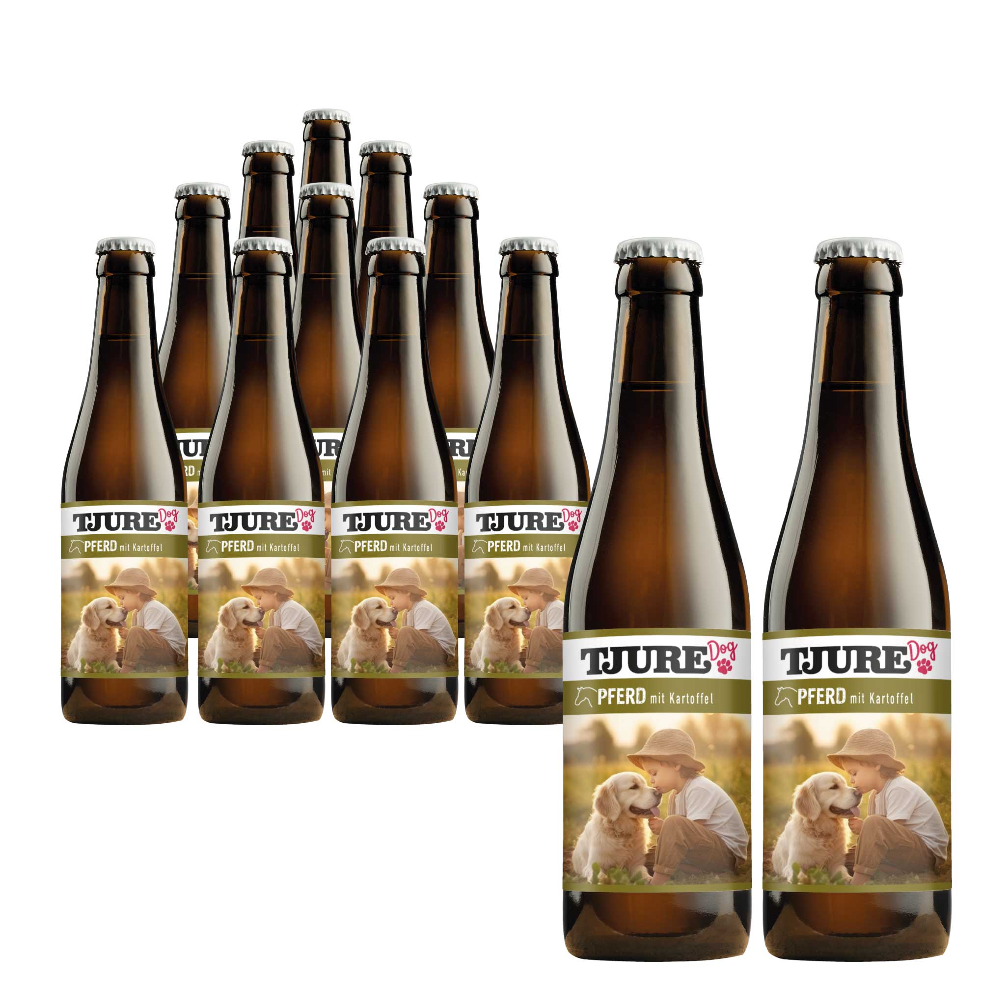 TJURE Smoothie para perros - Caballo y patata 320 ml