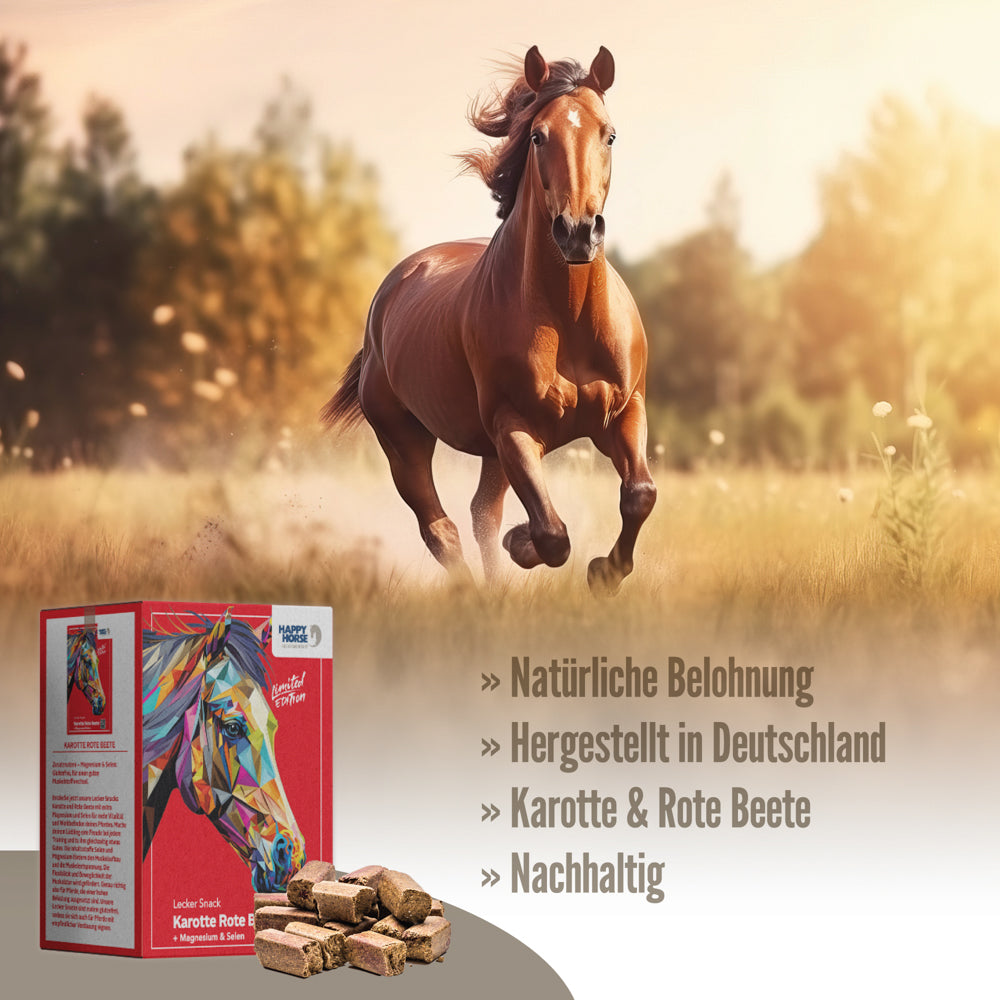 Happy Horse Snack Delicioso Zanahoria Remolacha 8 x 800 g