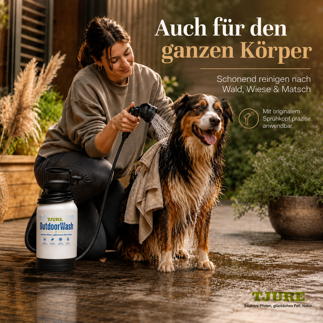 TJURE Outdoor Wash para perros | patas limpias. en todas partes
