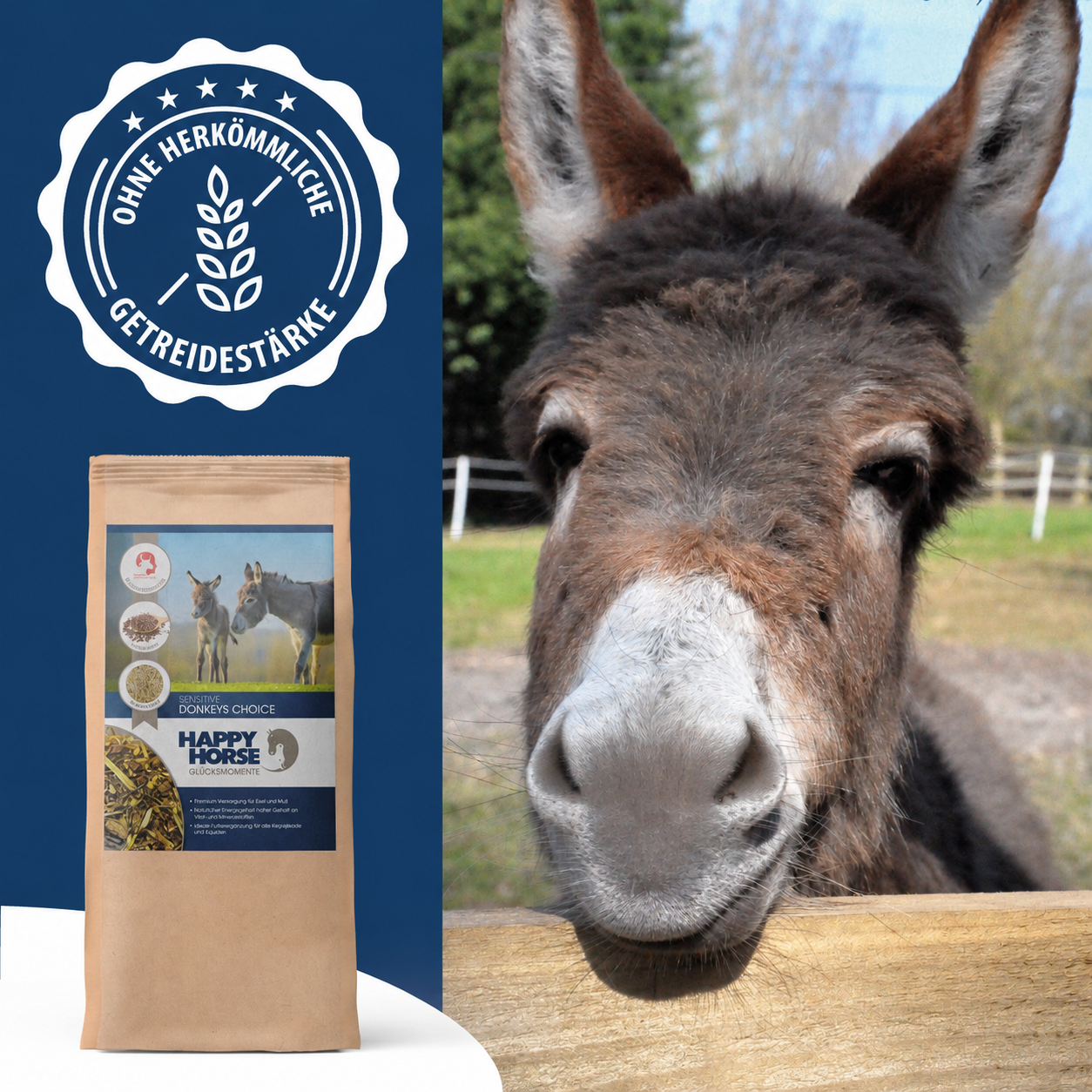 Sensitive Donkeys Choice para burros, mulas y mulares