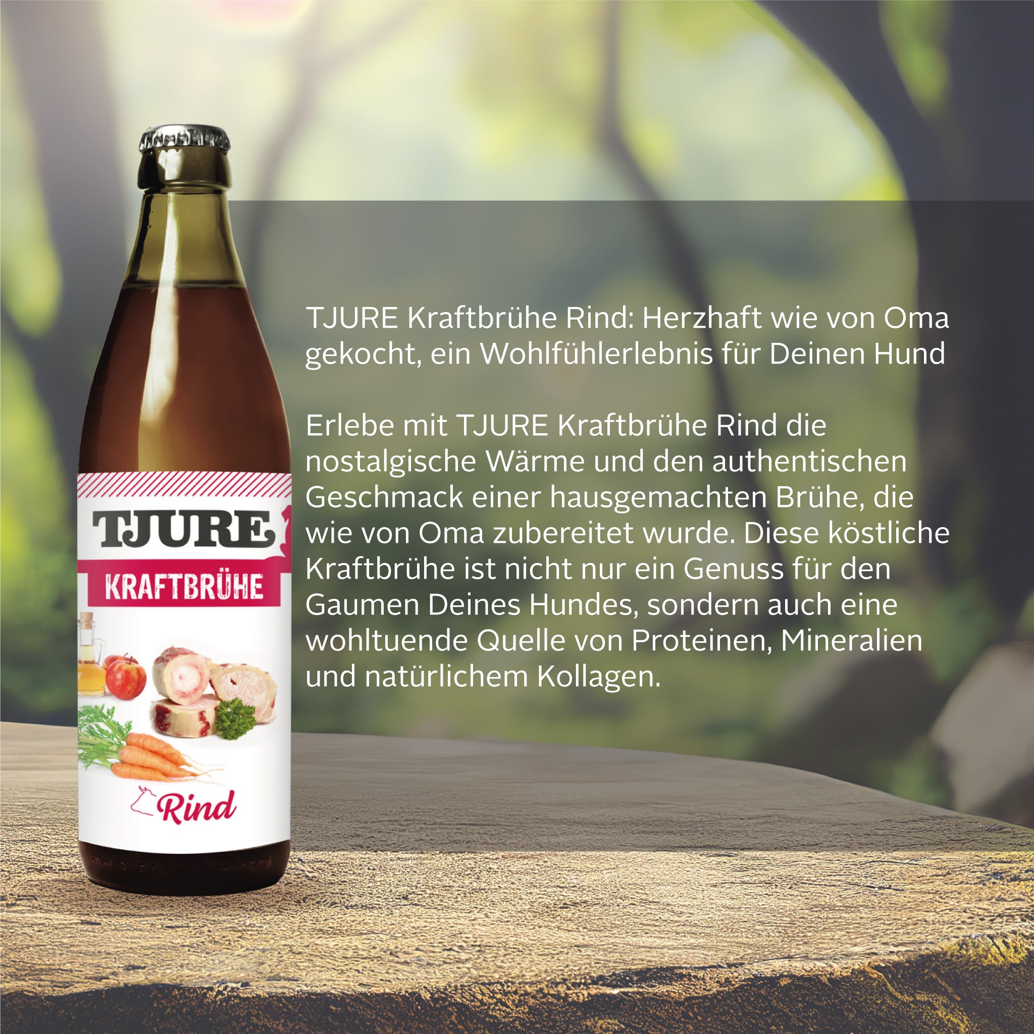 TJURE - Caldo Concentrado de Res - Botella de 320 ml