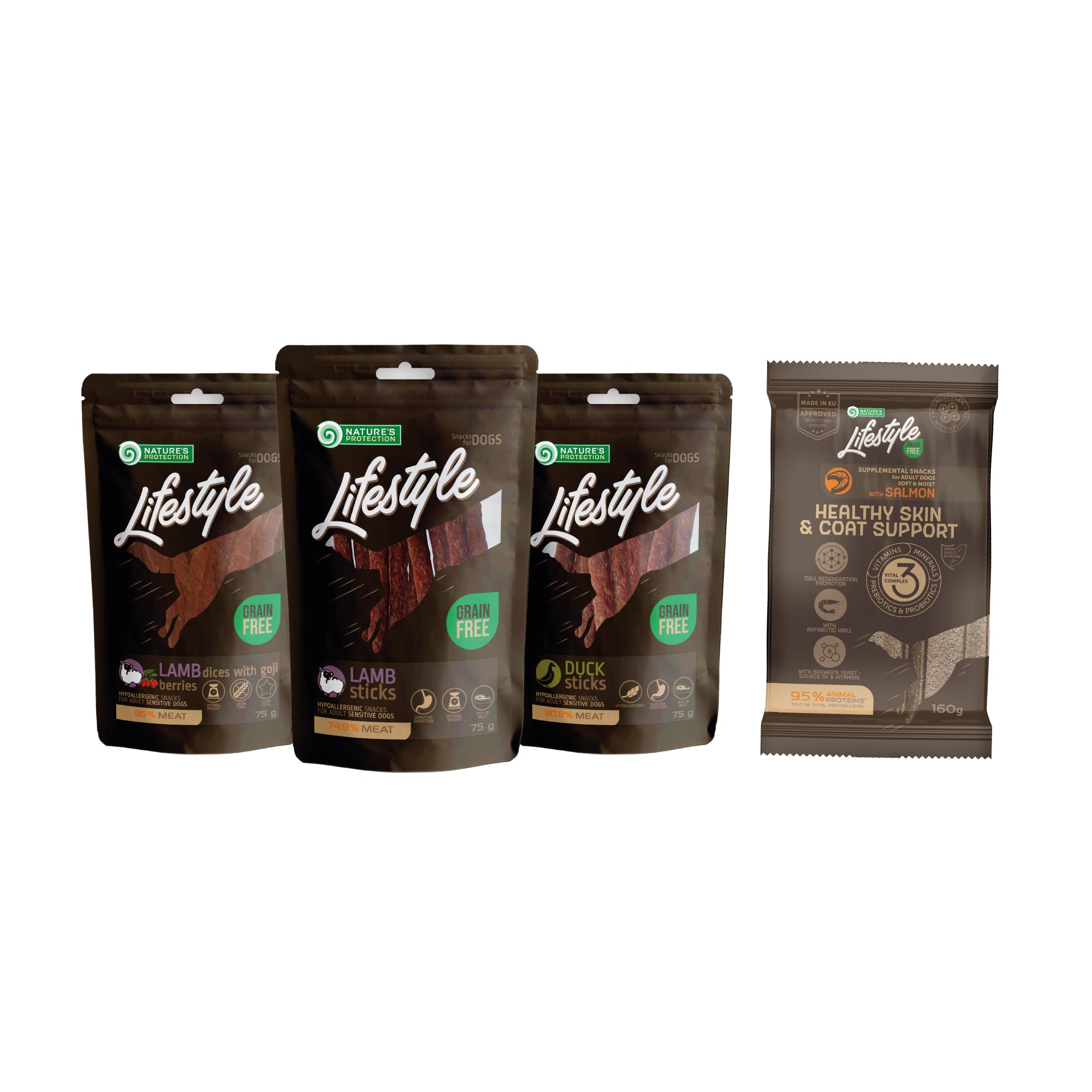 Paquete de snacks Lifestyle para perros felices y dueños relajados