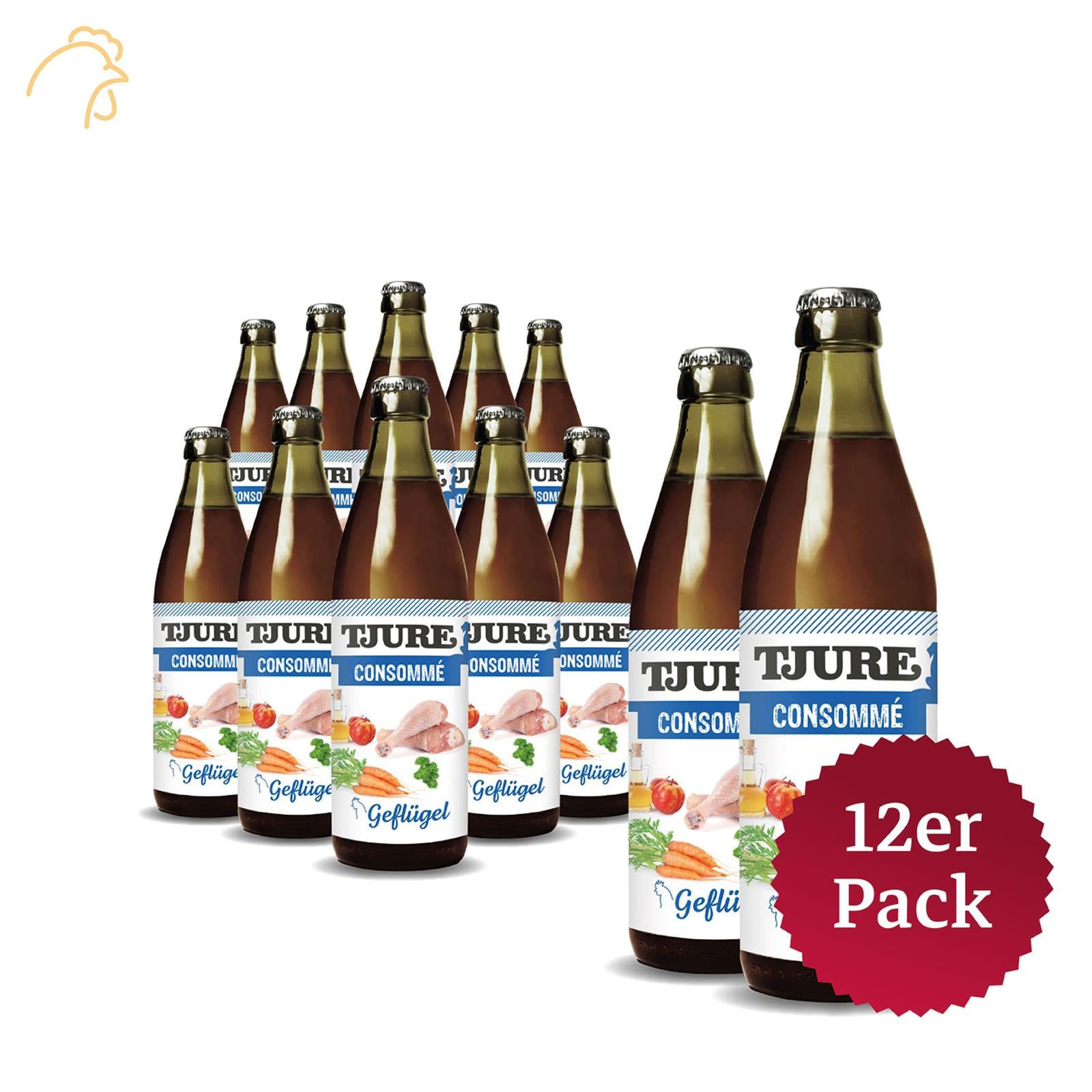 TJURE - Caldo concentrado de ave - Botella de 320 ml