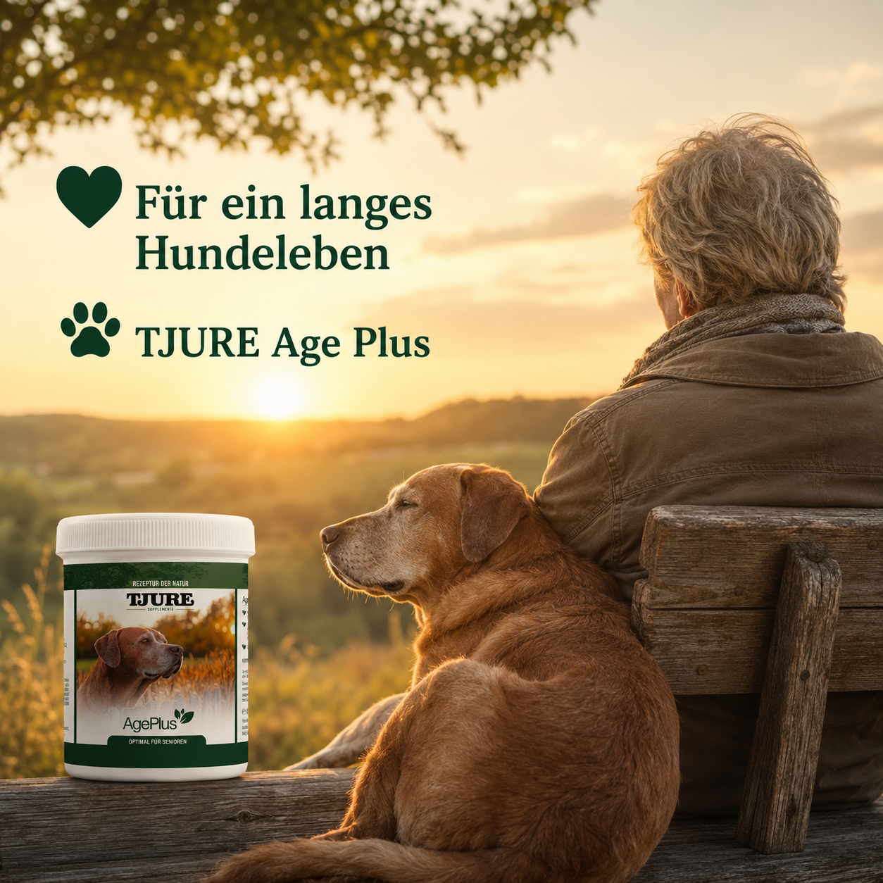 TJURE - Age Plus 500 g | vitaminas importantes | minerales | proteínas