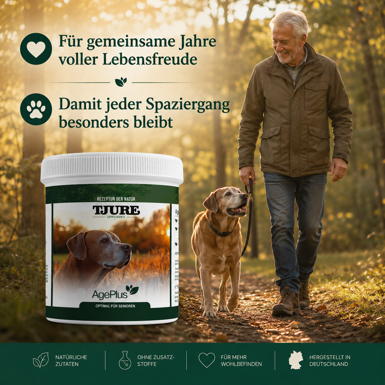 TJURE - Age Plus 500 g | vitaminas importantes | minerales | proteínas