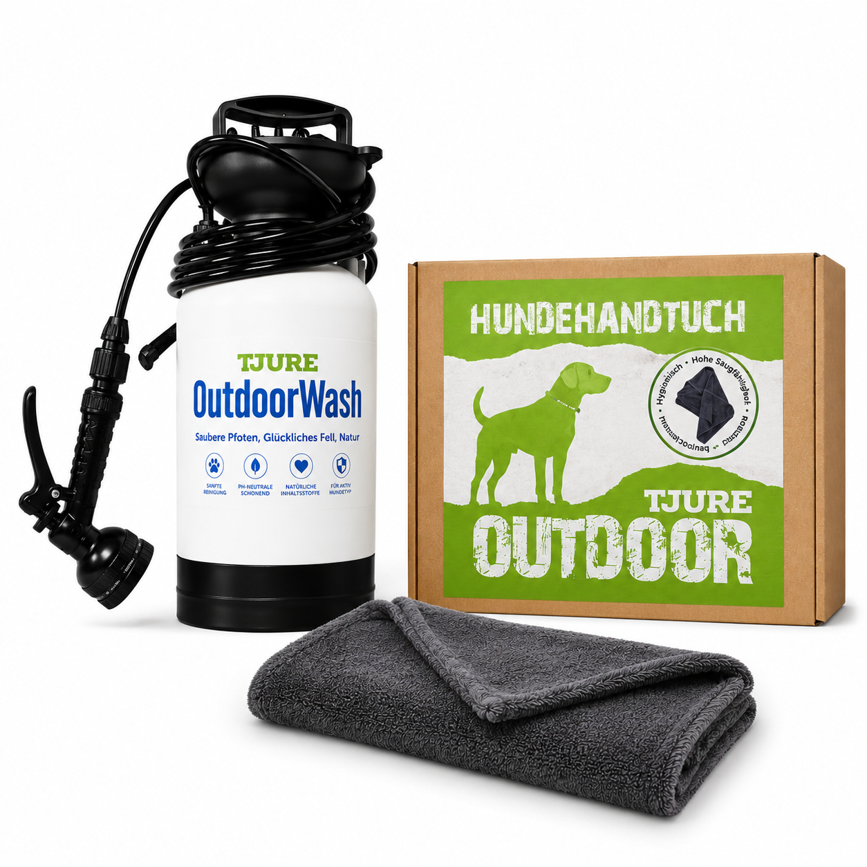 TJURE Outdoor Wash para perros | patas limpias. en todas partes