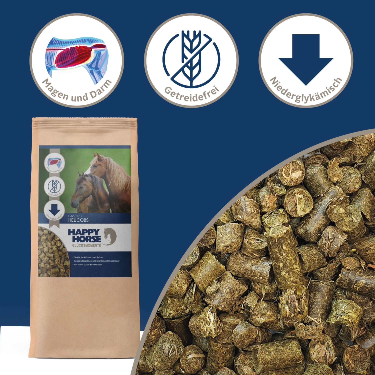 HAPPY HORSE Gastro cubos de heno
