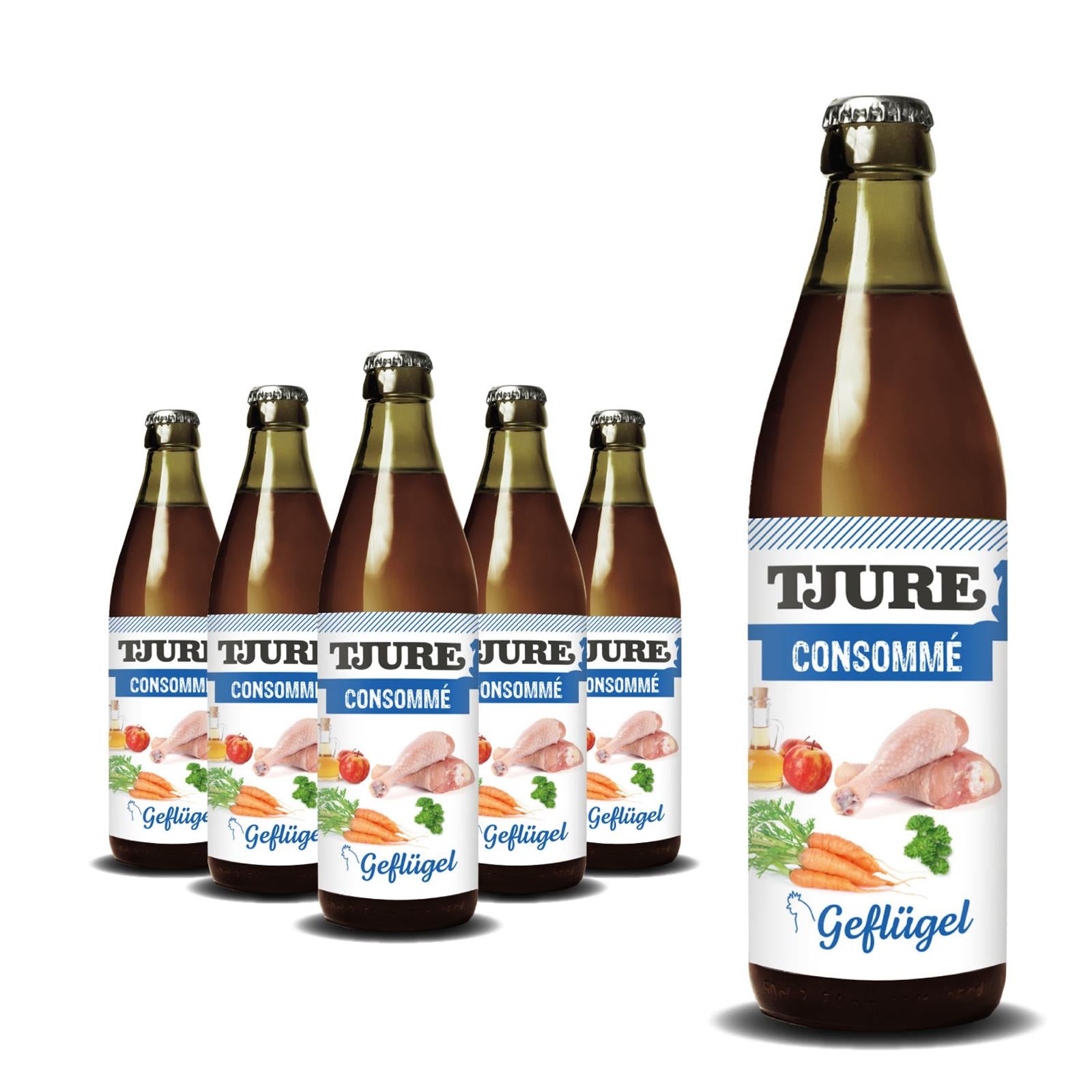 TJURE - Caldo concentrado de ave - Botella de 320 ml