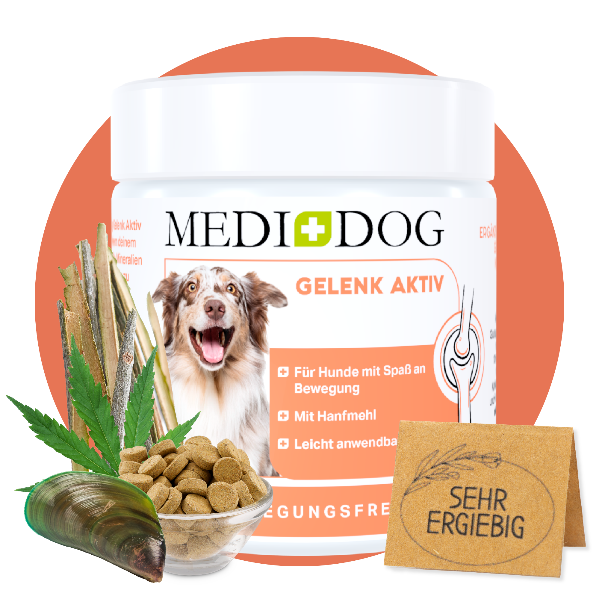 Tabletas Medidog Gelenk Aktiv 120 g