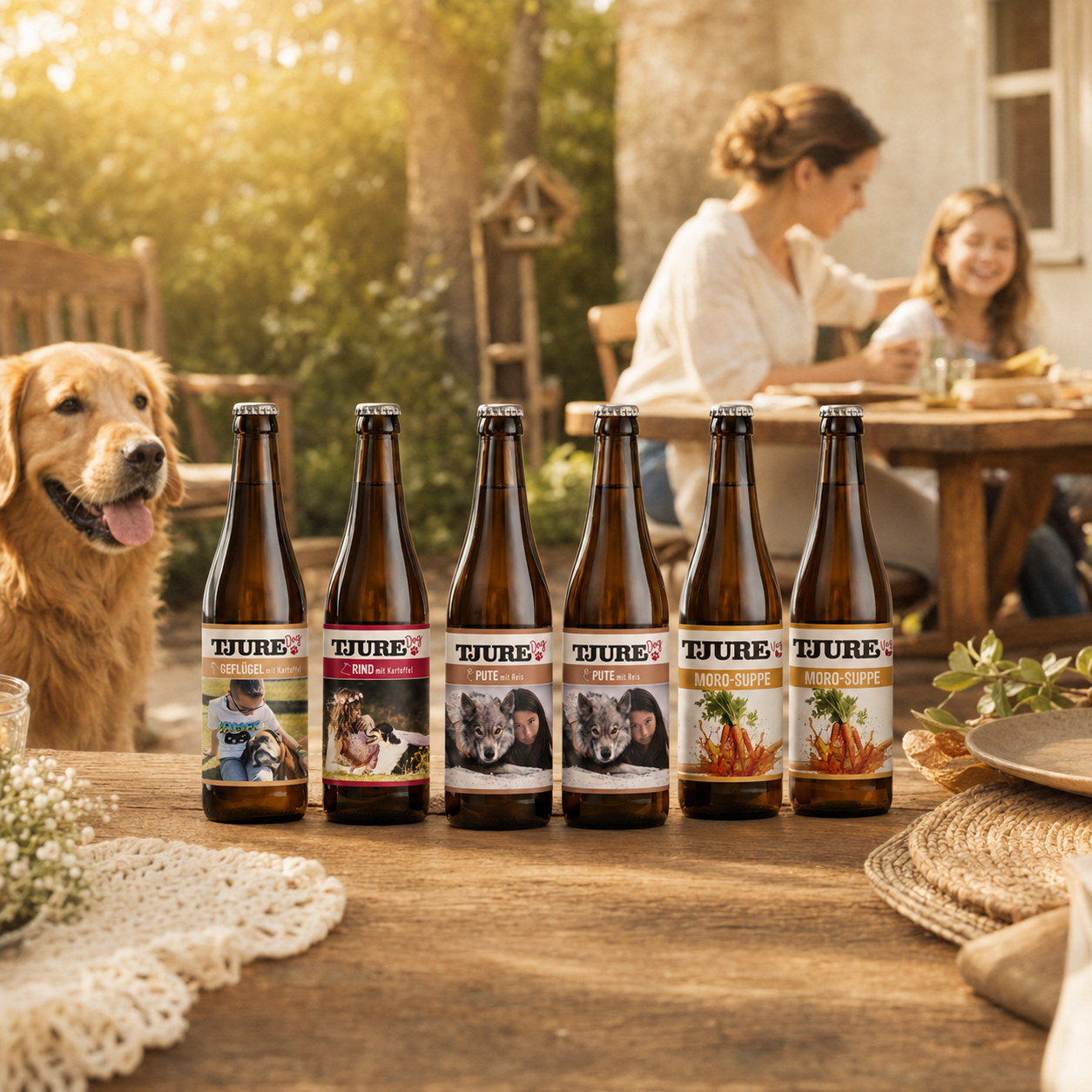 Smoothie para perros TJURE - «Best in One» - 6 x 220 ml | Oferta de ahorro