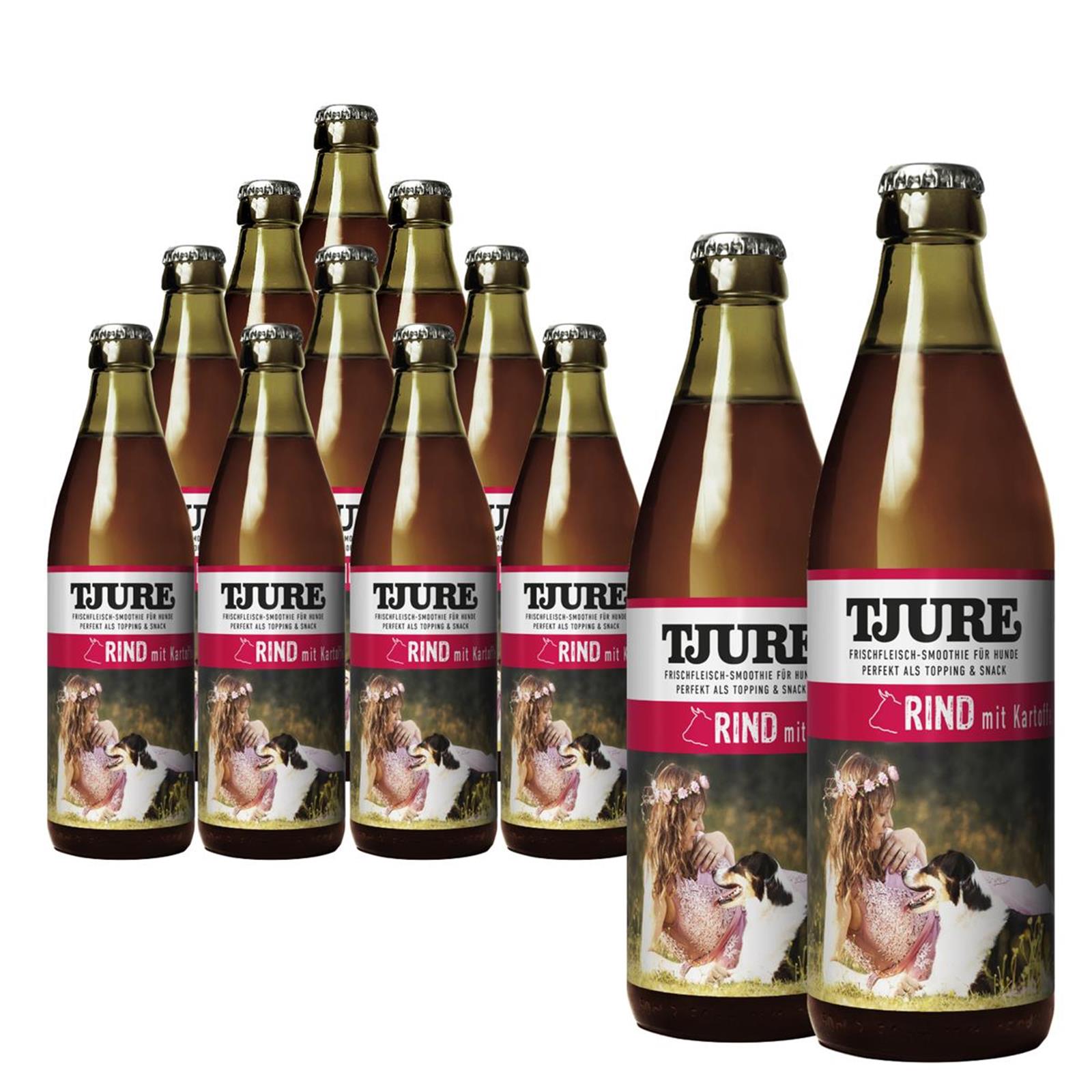 TJURE Smoothie para perros - Res y Patata 320 ml | hierbas selectas