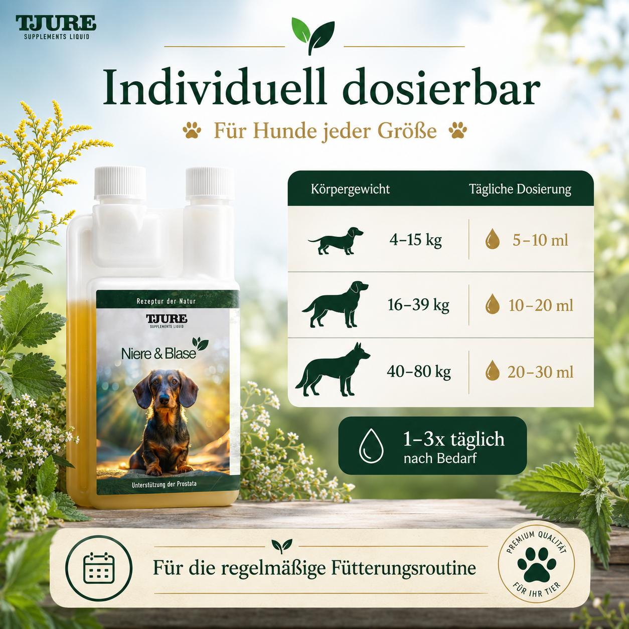 Set Fuerza interior - para vitalidad, equilibrio y una vida larga para perros