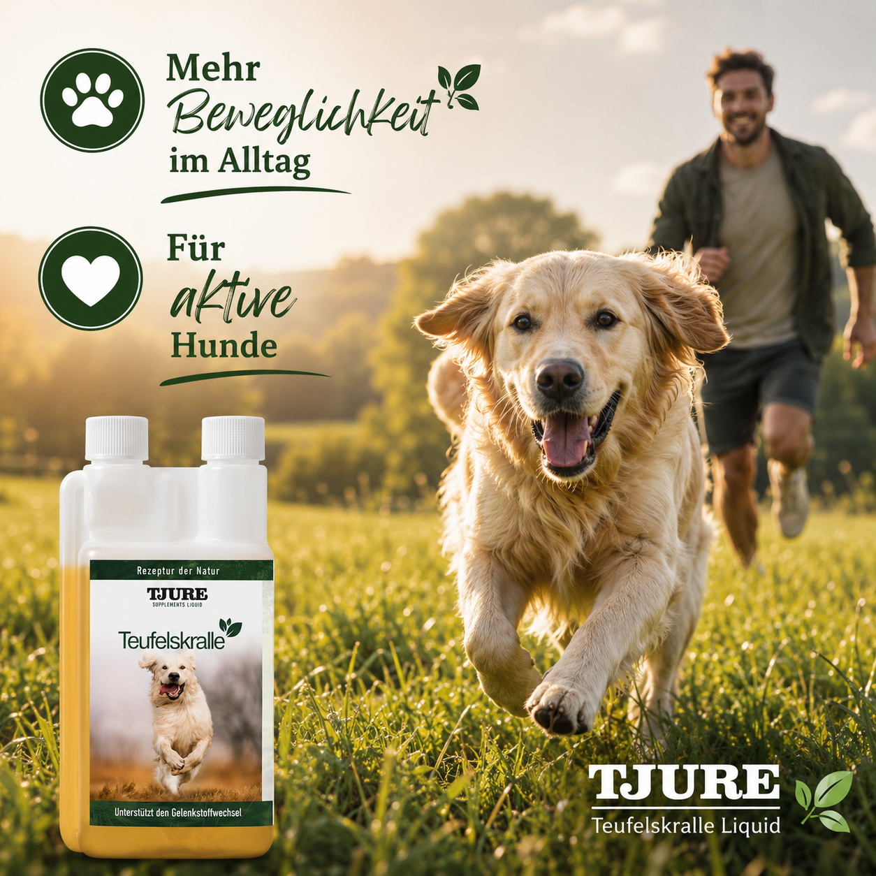 TJURE - Garra del diablo líquido 1000 ml | Así se fomenta la movilidad articular | Antiinflamatorio |