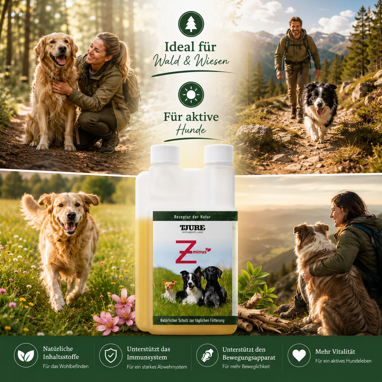 TJURE - Zminus 500 ml | Apoyo natural que mantiene alejados a los invitados no deseados