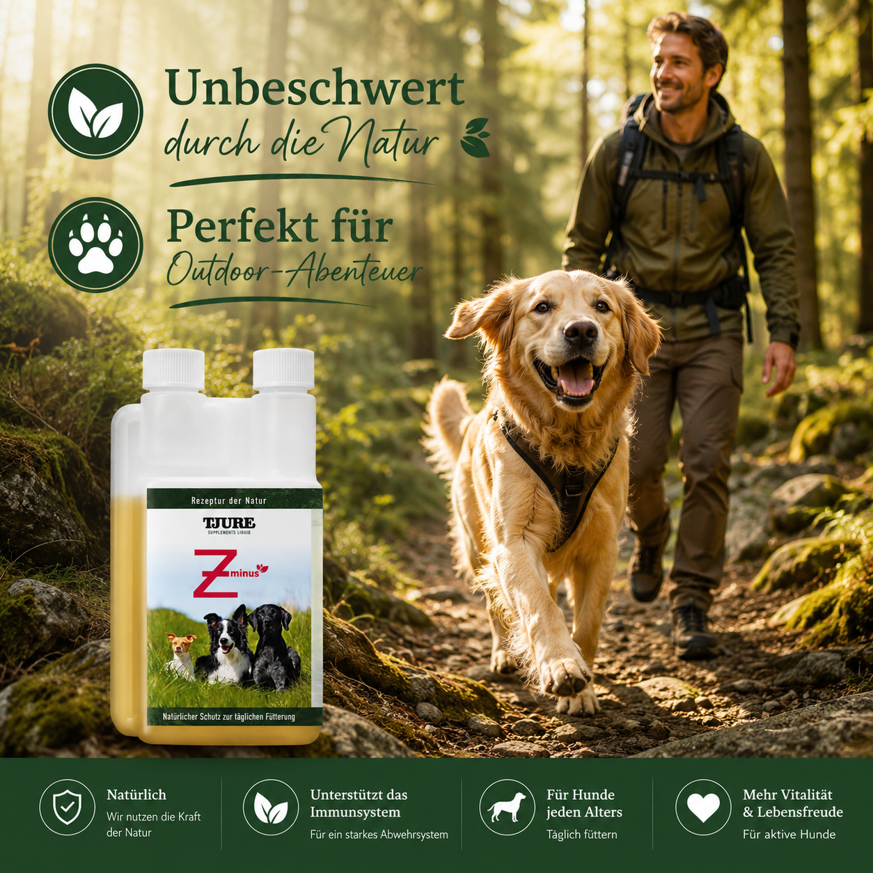 TJURE - Zminus 500 ml | Apoyo natural que mantiene alejados a los invitados no deseados