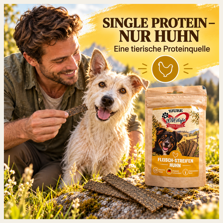TJURE Lovestyle tiras de carne de POLLO 65g.