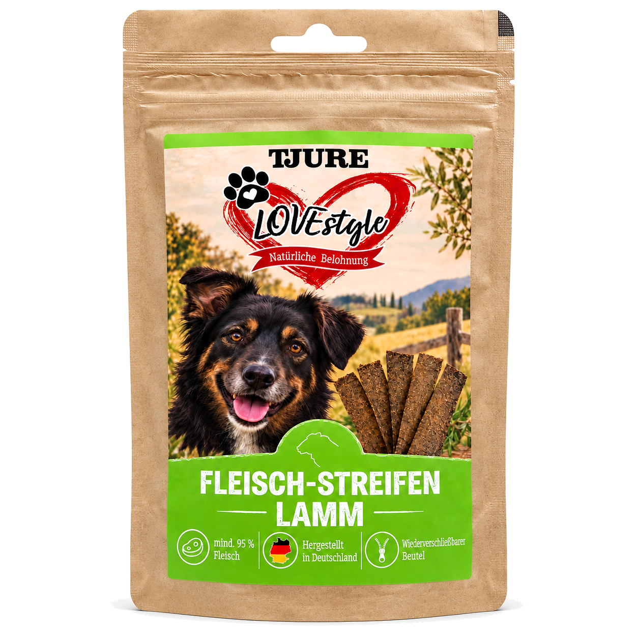 TJURE Lovestyle tiras de carne de CORDERO 65g.